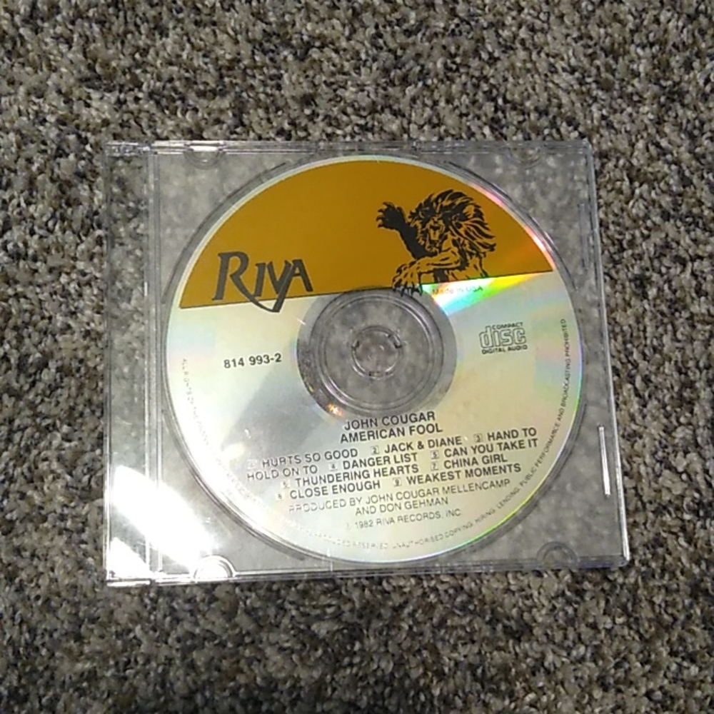 John Cougar "American Fool" CD (Missing Cover)